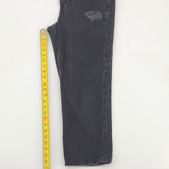 Old Navy Jeans Womens Size 10 High Rise Slouchy Straight Button Fly Everyday - Picture 6 of 7
